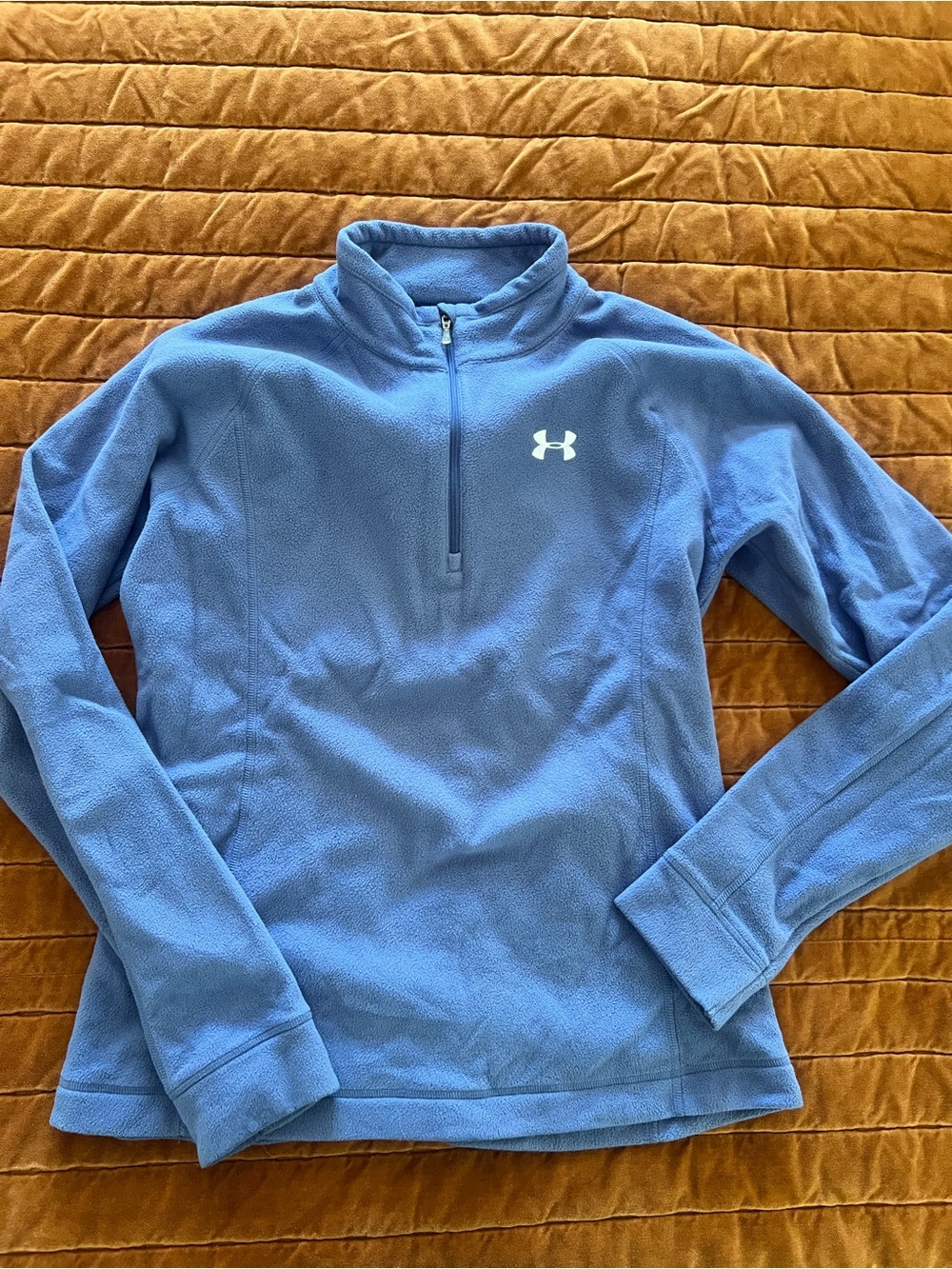 Under Armour Women's Powder Blue Quarter-Zip Fleece Pullover